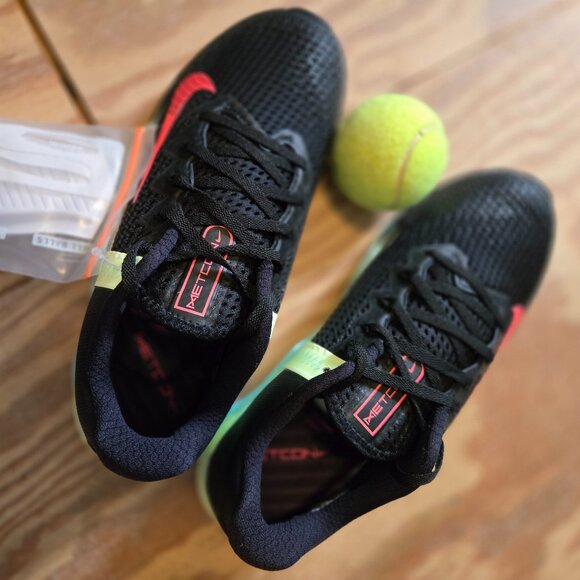 Nike Metcon 6 Workout Sport Fitness Gym Cross Trainer Crimson/Glacier Ice AT3160 - Picture 4 of 16